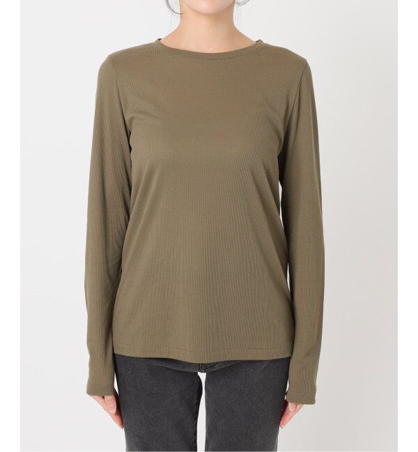 JOURNAL STANDARD relume「《追加4》ソフトテレコクルーネックロングTEE」|Tシャツ・カットソー|