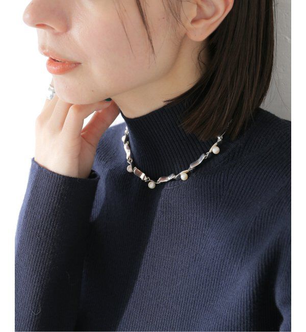journal standard L'essage「【SAPIR BACHAR/サピア バシャール】SYNTHESIS PEARL NECKLACE：ネックレス」|ネックレス|シルバー