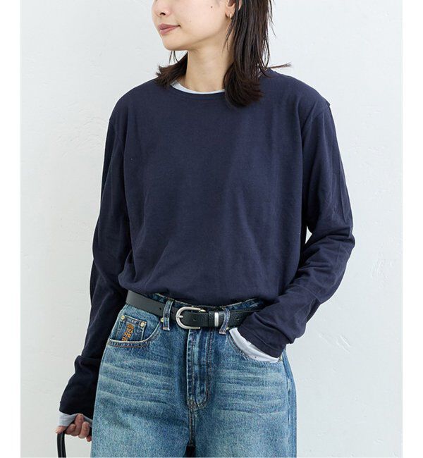 JOURNAL STANDARD「《追加2》クルーネックシアーロングTシャツ」|Tシャツ・カットソー|