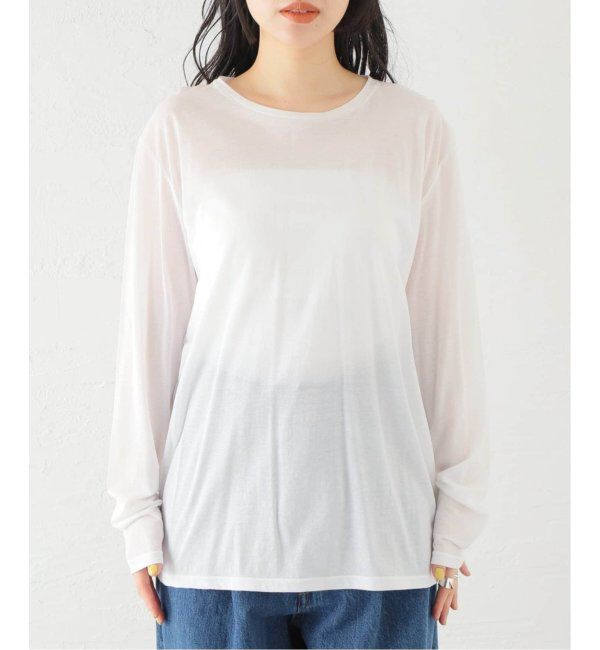 JOURNAL STANDARD「《追加2》クルーネックシアーロングTシャツ」|Tシャツ・カットソー|