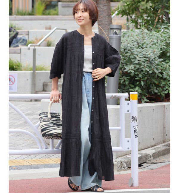 JOURNAL STANDARD relume「コットンボイルクリンクルピンタックワンピース」|ワンピース|