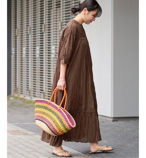 JOURNAL STANDARD relume「コットンボイルクリンクルピンタックワンピース」|ワンピース|