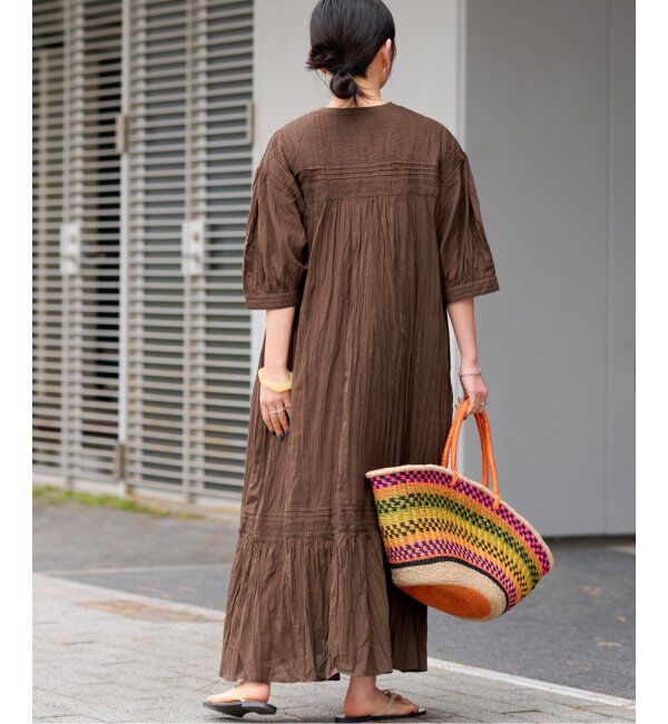 JOURNAL STANDARD relume「コットンボイルクリンクルピンタックワンピース」|ワンピース|