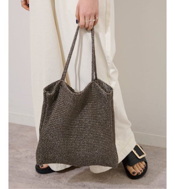 JOURNAL STANDARD relume「《追加》RELUME ラメアミトート」|トートバッグ|