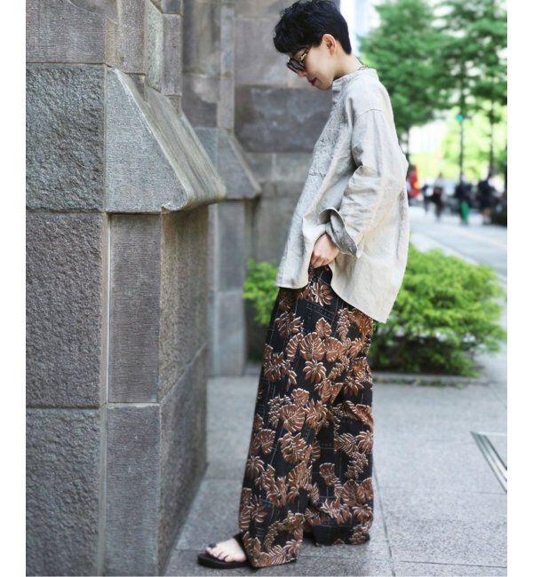 journal standard luxe「リネン スタンドカラーシャツ」|シャツ・ブラウス|