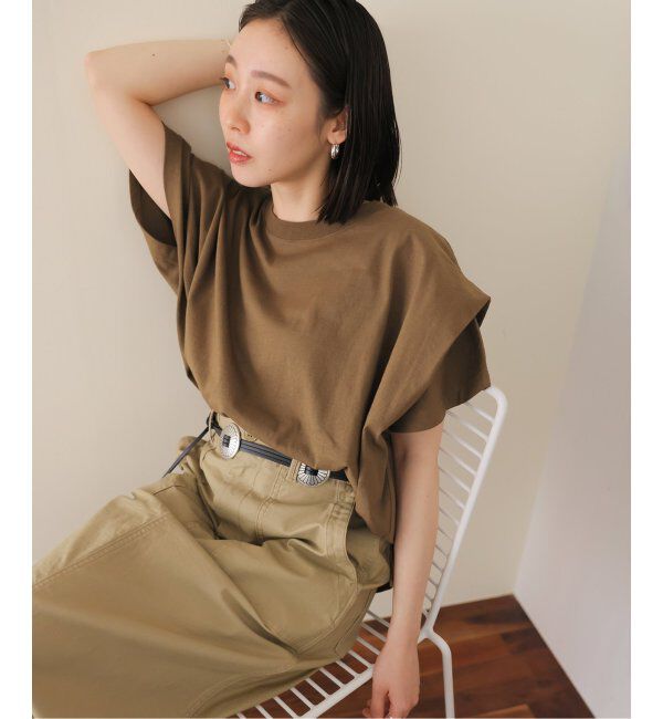 JOURNAL STANDARD relume「《追加》ショルダータックルーズプルオーバー」|Tシャツ・カットソー|ブラウン