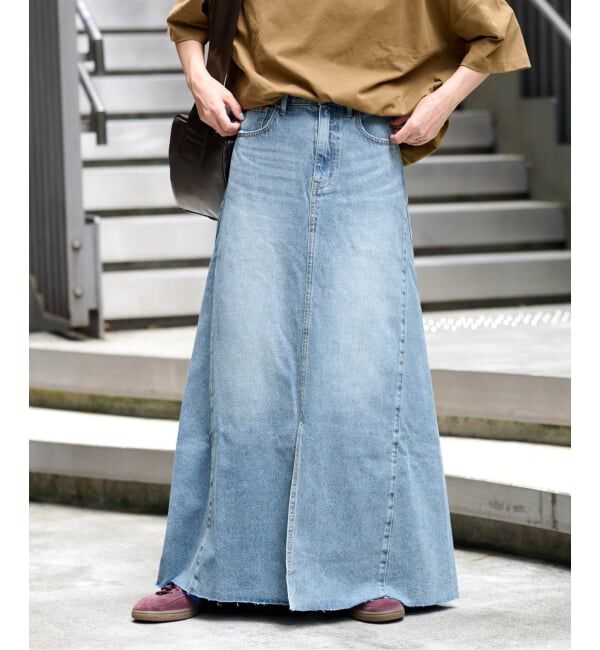 JOURNAL STANDARD relume「《追加3》9oz C/R ジョイントデニムスカート」|スカート|