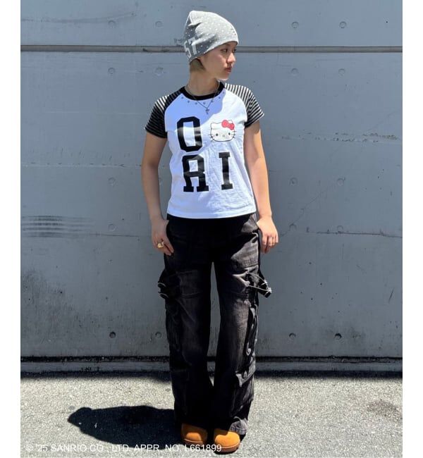 Oriens JOURNAL STANDARD「【HELLO KITTY&times;Oriens】ビーニー」|ニット帽|