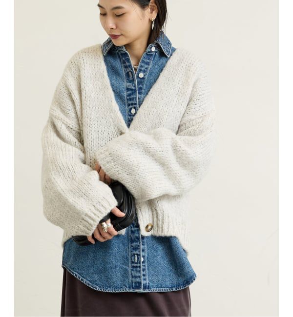 JOURNAL STANDARD「【TRICOTS JEAN MARC/トリコットジーンマルク】ボタンツキカーデ」|カーディガン|ナチュラル