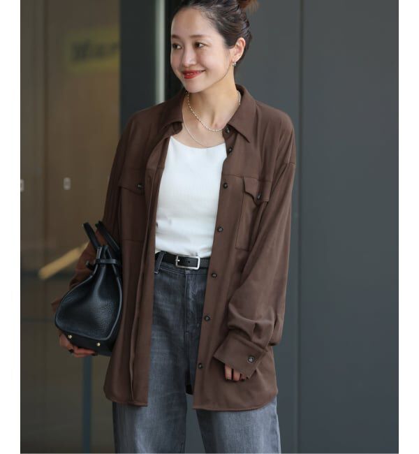 JOURNAL STANDARD「フェイクスエードシャツ」|シャツ・ブラウス|