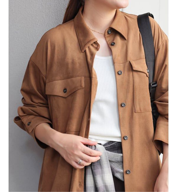 JOURNAL STANDARD「フェイクスエードシャツ」|シャツ・ブラウス|