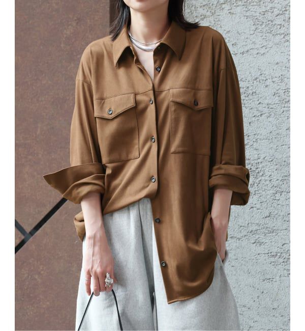 JOURNAL STANDARD「フェイクスエードシャツ」|シャツ・ブラウス|