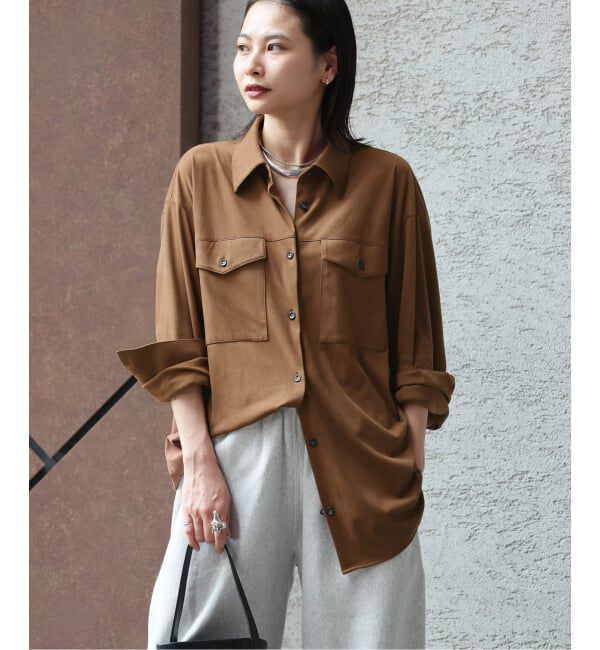 JOURNAL STANDARD「フェイクスエードシャツ」|シャツ・ブラウス|
