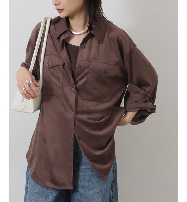 JOURNAL STANDARD「フェイクスエードシャツ」|シャツ・ブラウス|