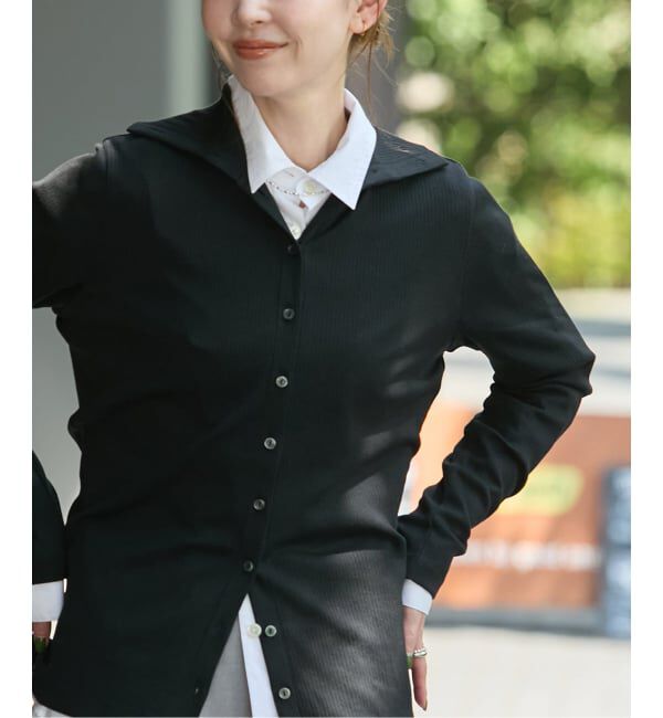 JOURNAL STANDARD「ベアテレコ2WAYカーディガン」|カーディガン|ブラック