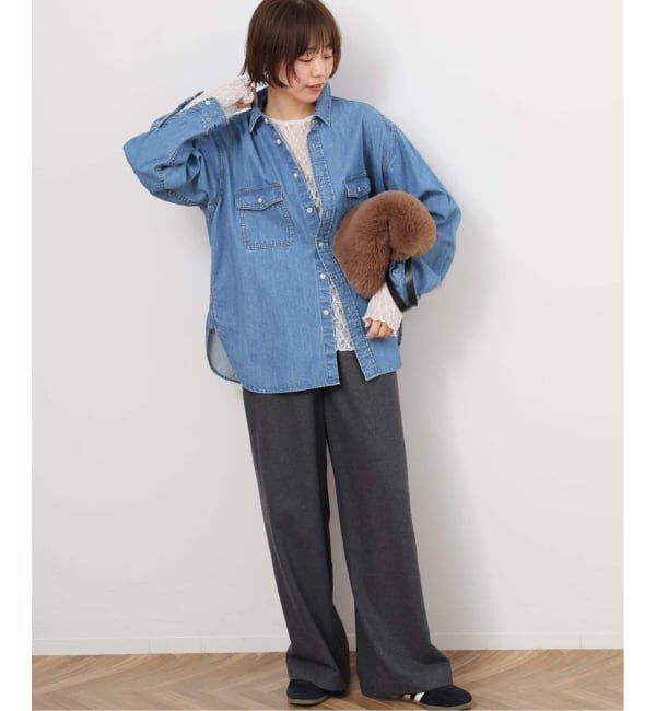 JOURNAL STANDARD relume「《追加予約》フラワーシアーレースロングスリーブ」|Tシャツ・カットソー|