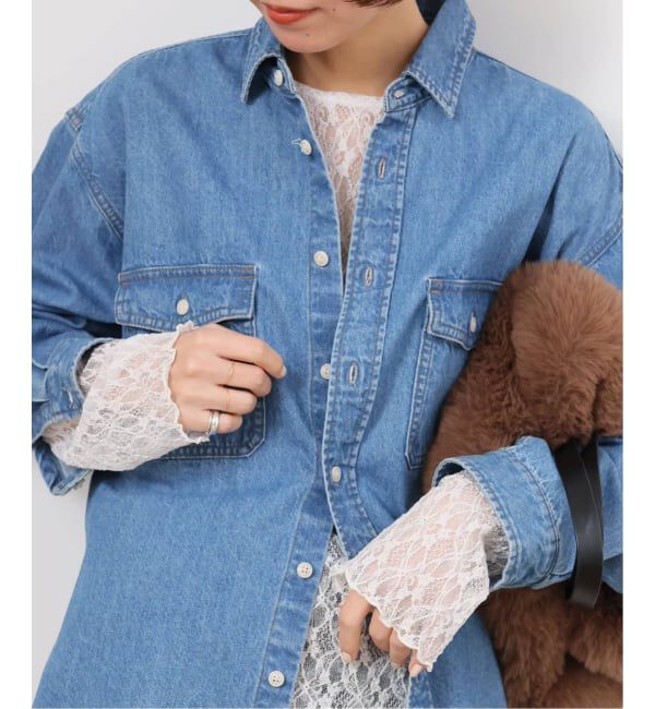 JOURNAL STANDARD relume「《追加予約》フラワーシアーレースロングスリーブ」|Tシャツ・カットソー|