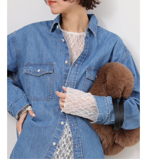 JOURNAL STANDARD relume「《追加予約》フラワーシアーレースロングスリーブ」|Tシャツ・カットソー|ホワイト A