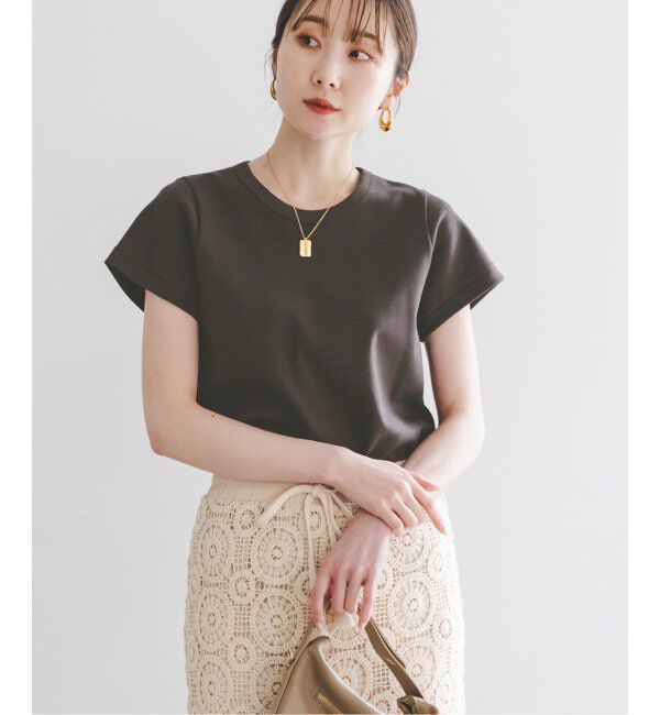 NOBLE「《追加》スビンコットンスムースコンパクトTシャツ 2」|Tシャツ・カットソー|