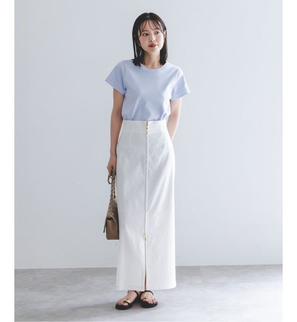 NOBLE「《追加》スビンコットンスムースコンパクトTシャツ 2」|Tシャツ・カットソー|