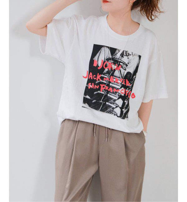 Spick and Span「《WEB限定追加2》J.J.Mercer / ジェイジェイマーサー Photo Tsh」|Tシャツ・カットソー|