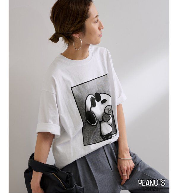 FRAMeWORK「≪追加≫JOHNBULL/ジョンブル PEANUTS JOE COOL SHADES T 2」|Tシャツ・カットソー|ホワイト