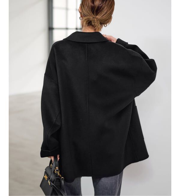 FRAMeWORK「ハミルトンバルカラーミドルコート」|ステンカラーコート|