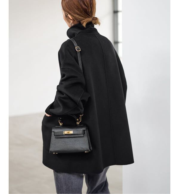 FRAMeWORK「ハミルトンバルカラーミドルコート」|ステンカラーコート|