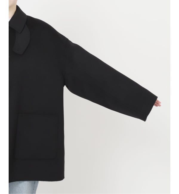 FRAMeWORK「ハミルトンバルカラーミドルコート」|ステンカラーコート|