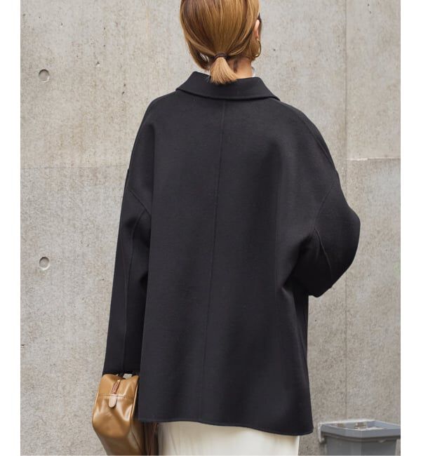 FRAMeWORK「ハミルトンバルカラーミドルコート」|ステンカラーコート|