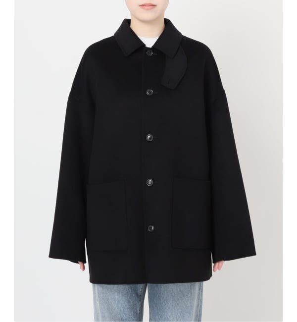 FRAMeWORK「ハミルトンバルカラーミドルコート」|ステンカラーコート|