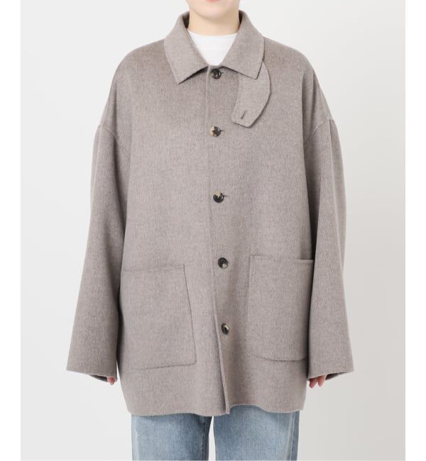 FRAMeWORK「ハミルトンバルカラーミドルコート」|ステンカラーコート|