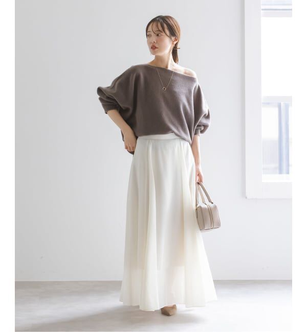 NOBLE「《WEB・一部店舗限定追加2》ファインウールドルマンプルオーバー」|ニット・セーター|