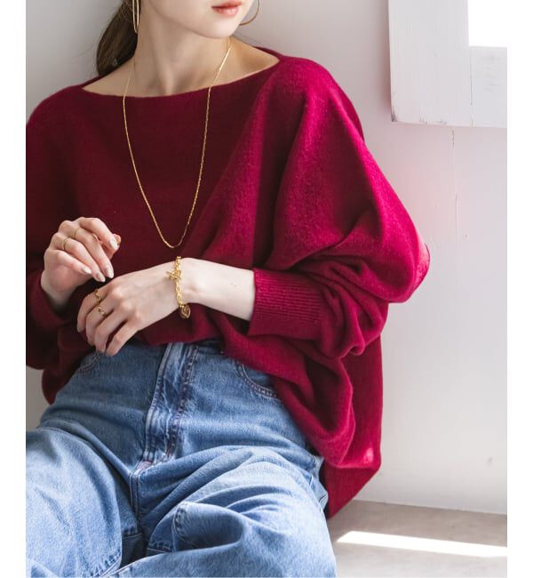 NOBLE「《WEB・一部店舗限定追加2》ファインウールドルマンプルオーバー」|ニット・セーター|