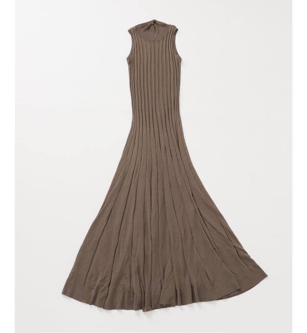 NOBLE「【NOBLE&times;L'AUBE BLANC】シアーワイドリブニットワンピース」|ワンピース|