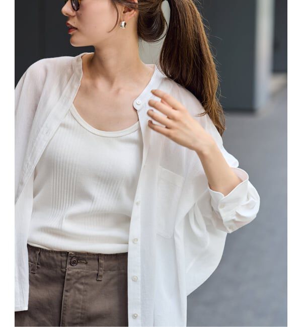 FRAMeWORK「エアリードルマンシャツ」|シャツ・ブラウス|