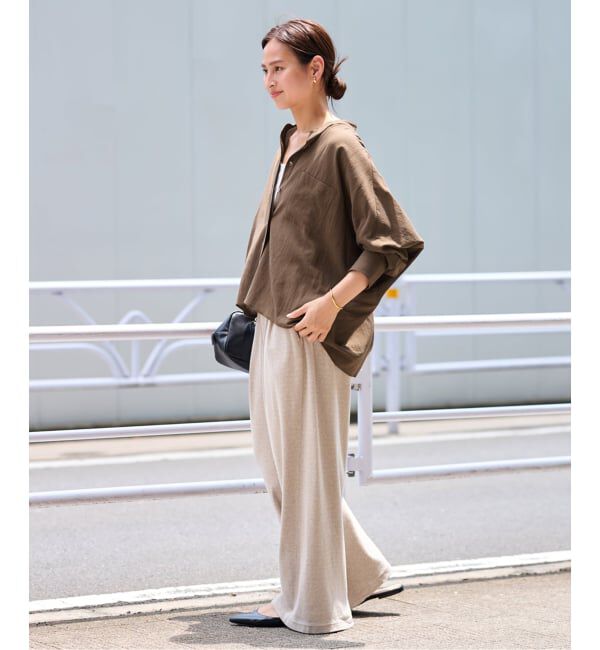 FRAMeWORK「エアリードルマンシャツ」|シャツ・ブラウス|