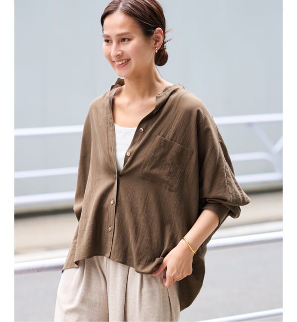 FRAMeWORK「エアリードルマンシャツ」|シャツ・ブラウス|