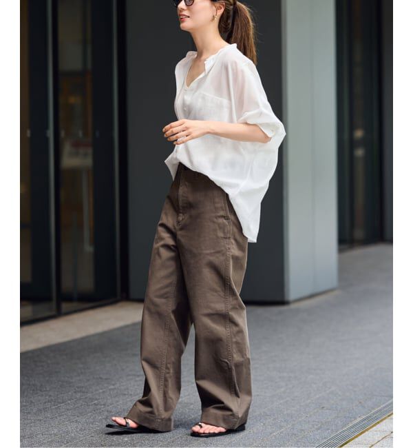 FRAMeWORK「エアリードルマンシャツ」|シャツ・ブラウス|