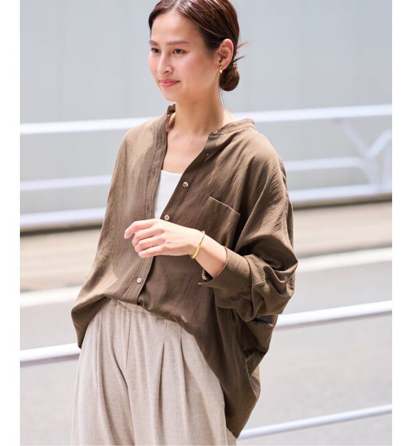 FRAMeWORK「エアリードルマンシャツ」|シャツ・ブラウス|