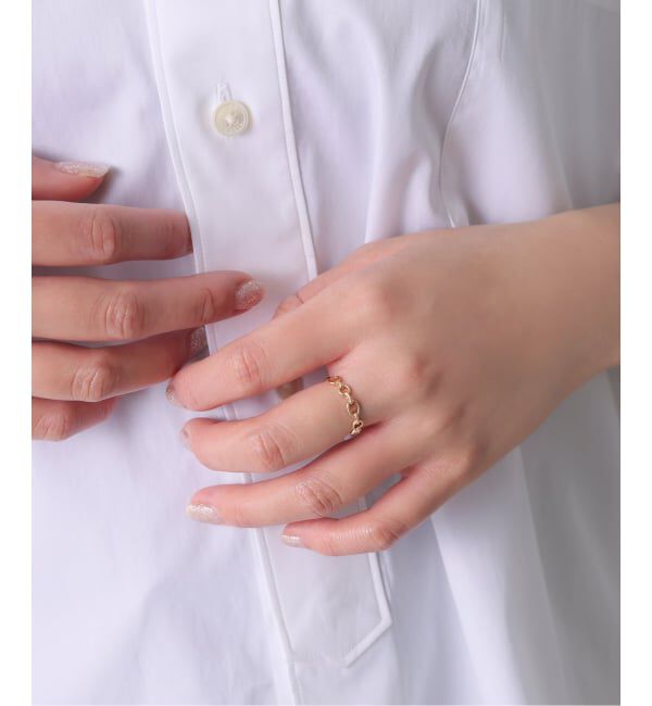 Lilas by Spick&Span「チェーンリズムリング K10」|リング|