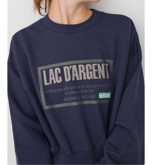 Spick and Span「La Hutte / ラ ユット 別注クロップスウェット*」|スウェット・ジャージ|