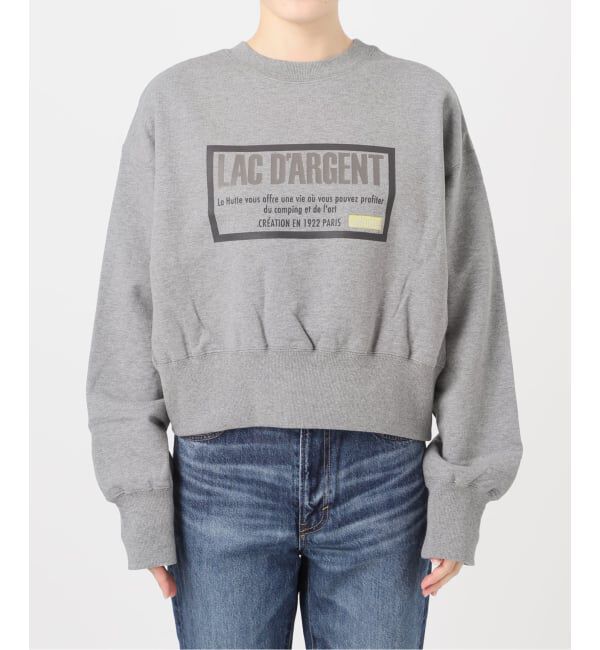 Spick and Span「La Hutte / ラ ユット 別注クロップスウェット*」|スウェット・ジャージ|