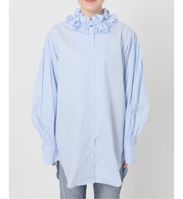 Spick and Span「crinkle crinkle crinkle 別注frill coller shirts*」|シャツ・ブラウス|
