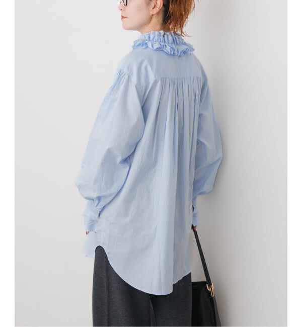 Spick and Span「crinkle crinkle crinkle 別注frill coller shirts*」|シャツ・ブラウス|