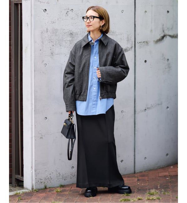 FRAMeWORK「≪手洗い可≫イージースラックススカート」|スカート|