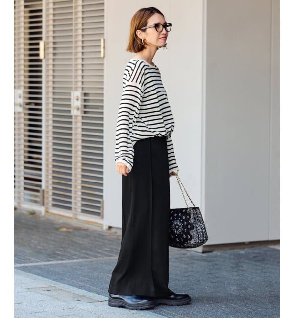 FRAMeWORK「≪手洗い可≫イージースラックススカート」|スカート|