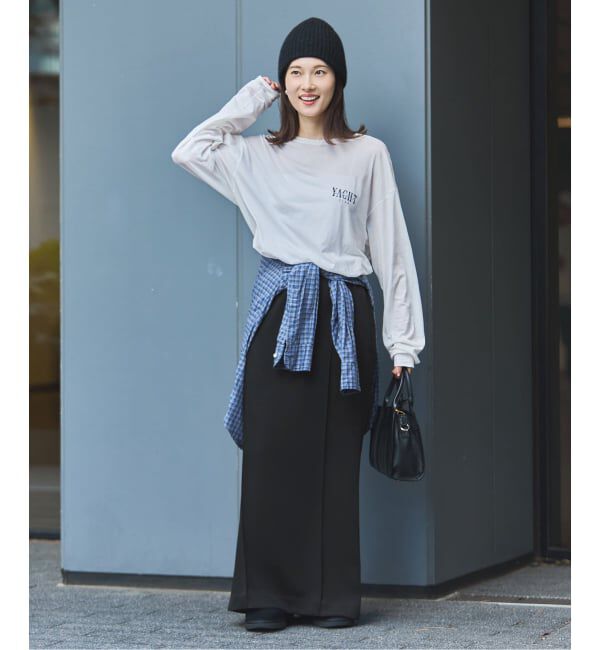 FRAMeWORK「≪手洗い可≫イージースラックススカート」|スカート|