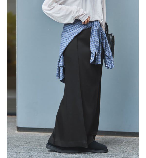 FRAMeWORK「≪手洗い可≫イージースラックススカート」|スカート|