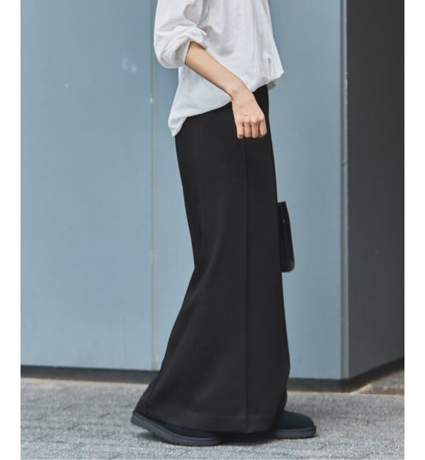 FRAMeWORK「≪手洗い可≫イージースラックススカート」|スカート|